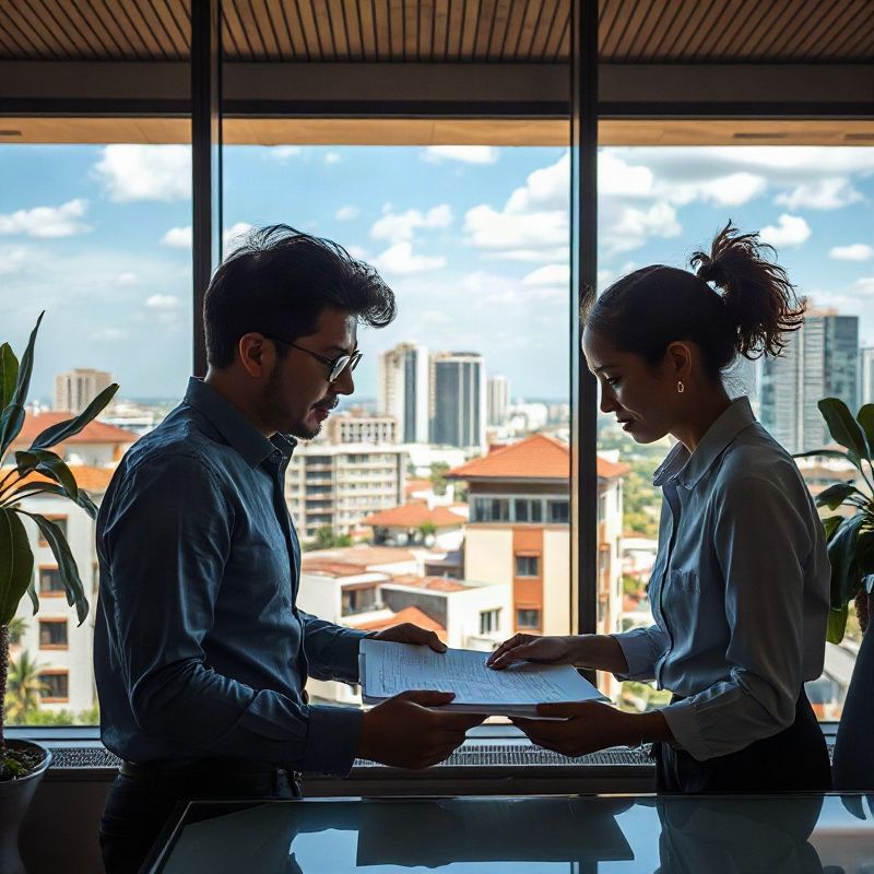 Irmãos fundadores da Lumenhpanda revisando documentos técnicos em Fortaleza